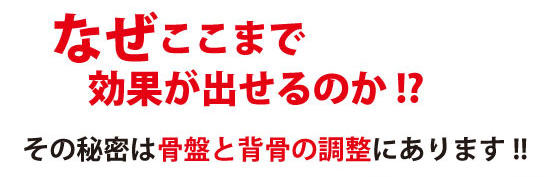 なぜここまで効果が出せるのか